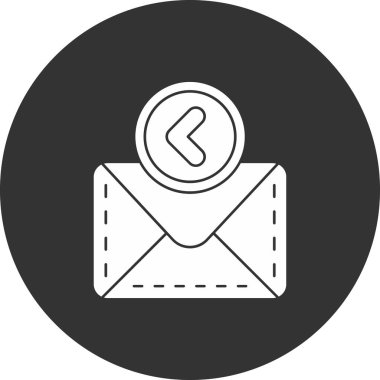 Zarf mektup simge vektör çizim