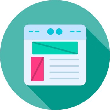 seo modern simgesinin vektör illüstrasyonu