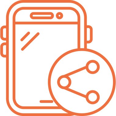 cep telefonu ikonu vektör illüstrasyonu