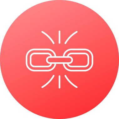 çizgi ip simgesi beyaz arkaplanda izole edildi. İp. Spor ipi. Aşırı ekipman. Renkli taslak konsepti. vektör illüstrasyonu