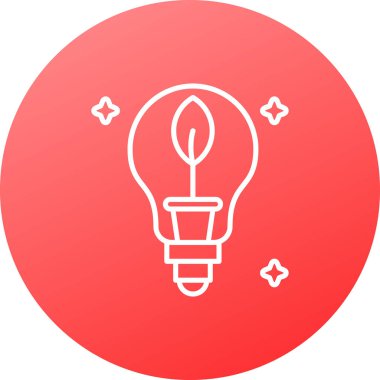 ampul simgesi vektör illüstrasyonu