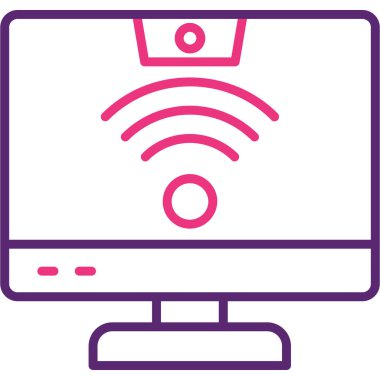 wifi simgesi vektör illüstrasyonu