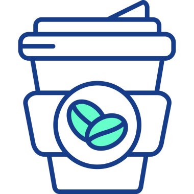 Kahve fincanı. Basit tasarım