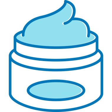 Krema. Web simgesi basit illüstrasyon