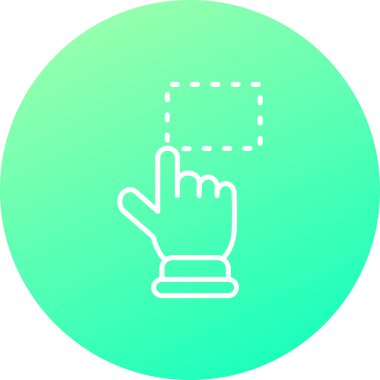 el simgesi vektör illüstrasyonu