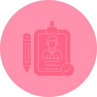 Kontrol listesi. Web simgesi basit illüstrasyon