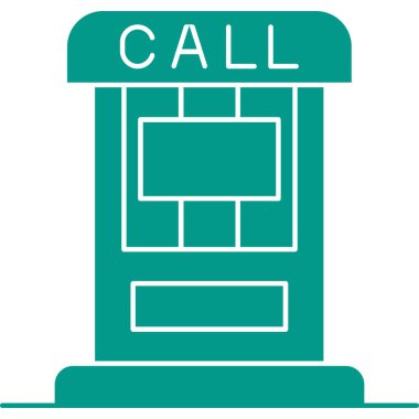 telefon simgesi vektör illüstrasyonu