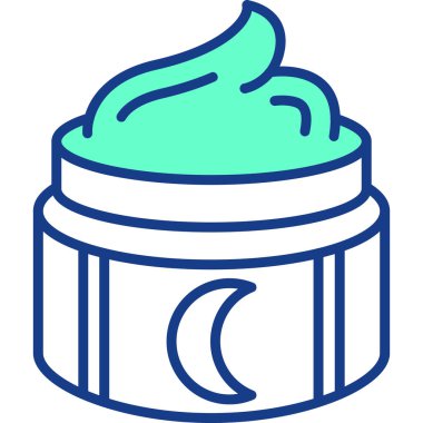 krem simge vektör çizim