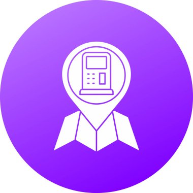 Bilgisayar. Web simgesi basit illüstrasyon