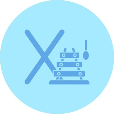 Gıda simgesinin vektör illüstrasyonu