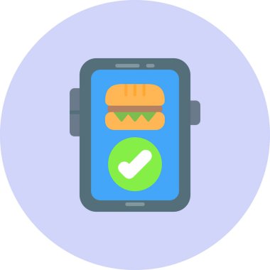 yemek cep telefonu simgesi