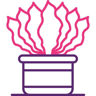 Bitki. Web simgesi basit tasarım