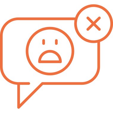 Konuş. Web simgesi basit illüstrasyon