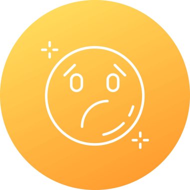 emoji simgesinin vektör illüstrasyonu