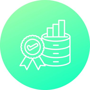 Rozet. Web simgesi basit tasarım