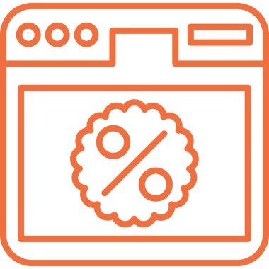 Bir hesap makinesi simgesinin vektör illüstrasyonu