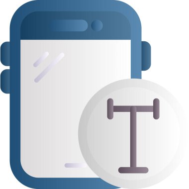 egzersiz ikonu vektör illüstrasyonu