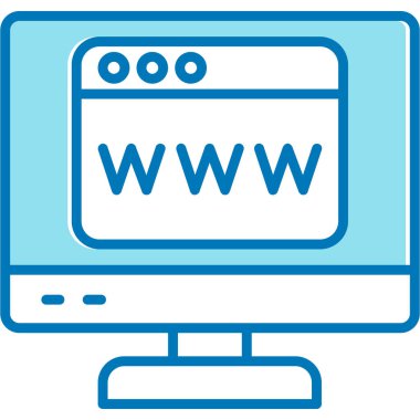 Web tasarımı. Ağ simgesi. vektör illüstrasyonu