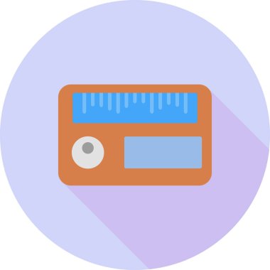 Müzik. Web simgesi basit illüstrasyon