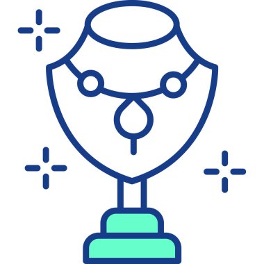 Kupa. Web simgesi basit illüstrasyon