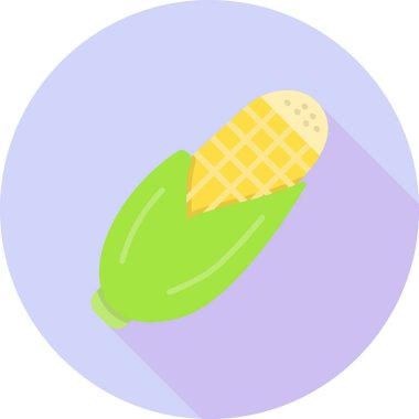 yumuşak yeşil arka planda izole edilmiş, modaya uygun düz stil dondurma simgesi.