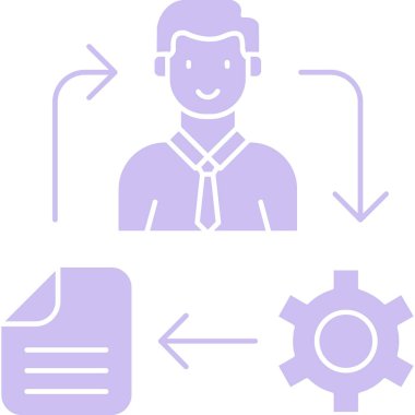 kullanıcı. Web simgesi basit illüstrasyon