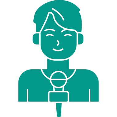 Bir kulaklık simgesi takan Avatar Adam