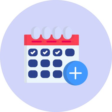 Gündem web simgesi vektör illüstrasyonu