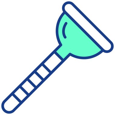 Kürek. Web simgesi basit illüstrasyon