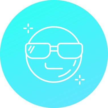 vektör emoji simgesi çizimi