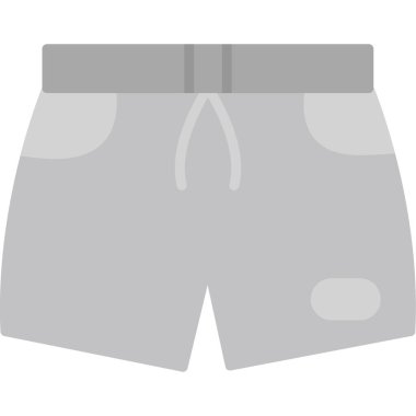 Şort. Web simgesi basit illüstrasyon