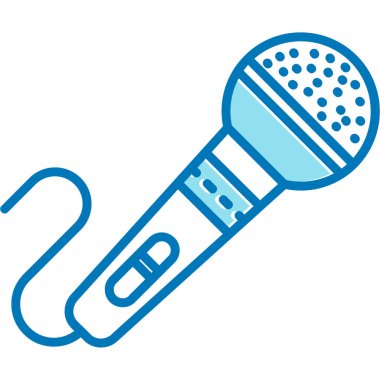 hoparlör simgesi vektör çizimi olan mikrofon çizimi