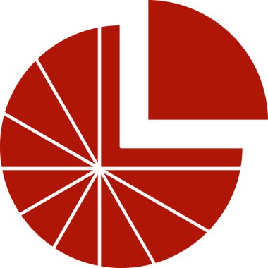 pasta grafiği vektör çizim