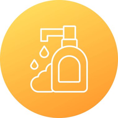 sıvı şişe ikonu vektör illüstrasyonu