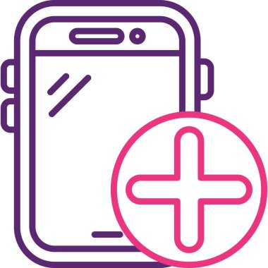 Cep telefonu. Basit resimleme