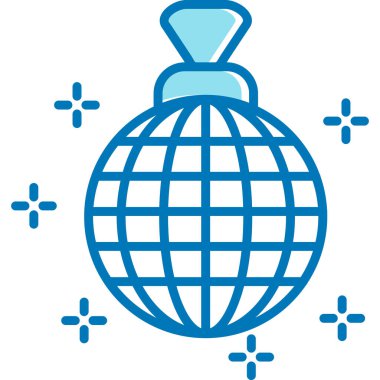 Küresel simge vektör illüstrasyonu