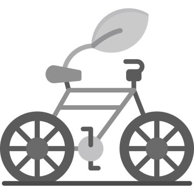 Bisiklet. Web simgesi basit illüstrasyon