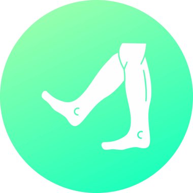 bacak ikonu vektör illüstrasyonu