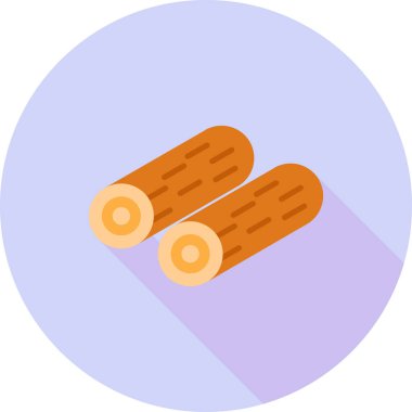 Ekmek. Web simgesi basit illüstrasyon