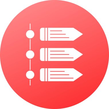 ok simgesi vektör illüstrasyonu