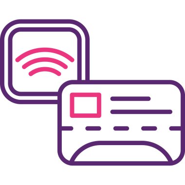 İnternet web simgesi, basit vektör illüstrasyonu