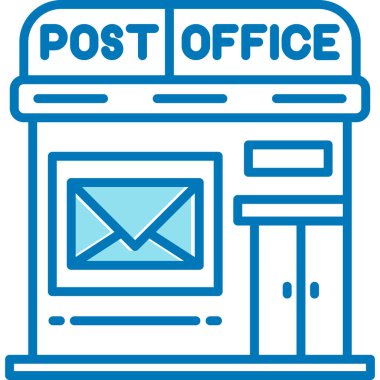 ofis posta posta vektör çizgisi renk tasarımı