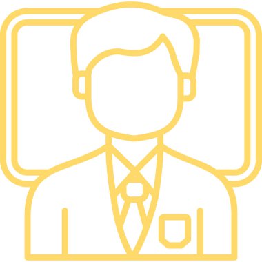 İş adamı. Basit tasarım