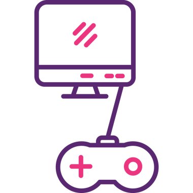 oyun simgesi, vektör illüstrasyonu