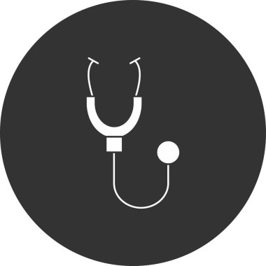 stetoskop web simgesi vektör çizimi