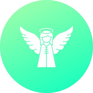 Benzersiz melek vektör simgesi