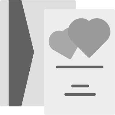 aşk belgesi kağıt kart simgesi