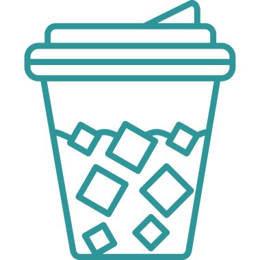 kahve fincanı ikonu vektör illüstrasyonu