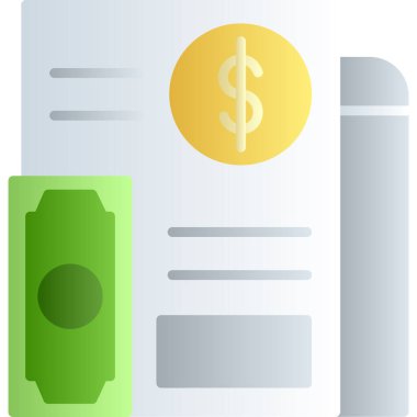 iş düz vektör simgesi