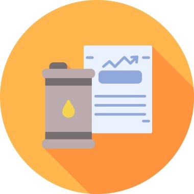 Enerji. Web simgesi basit illüstrasyon